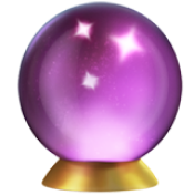 Imagem de um globo na cor roxa.